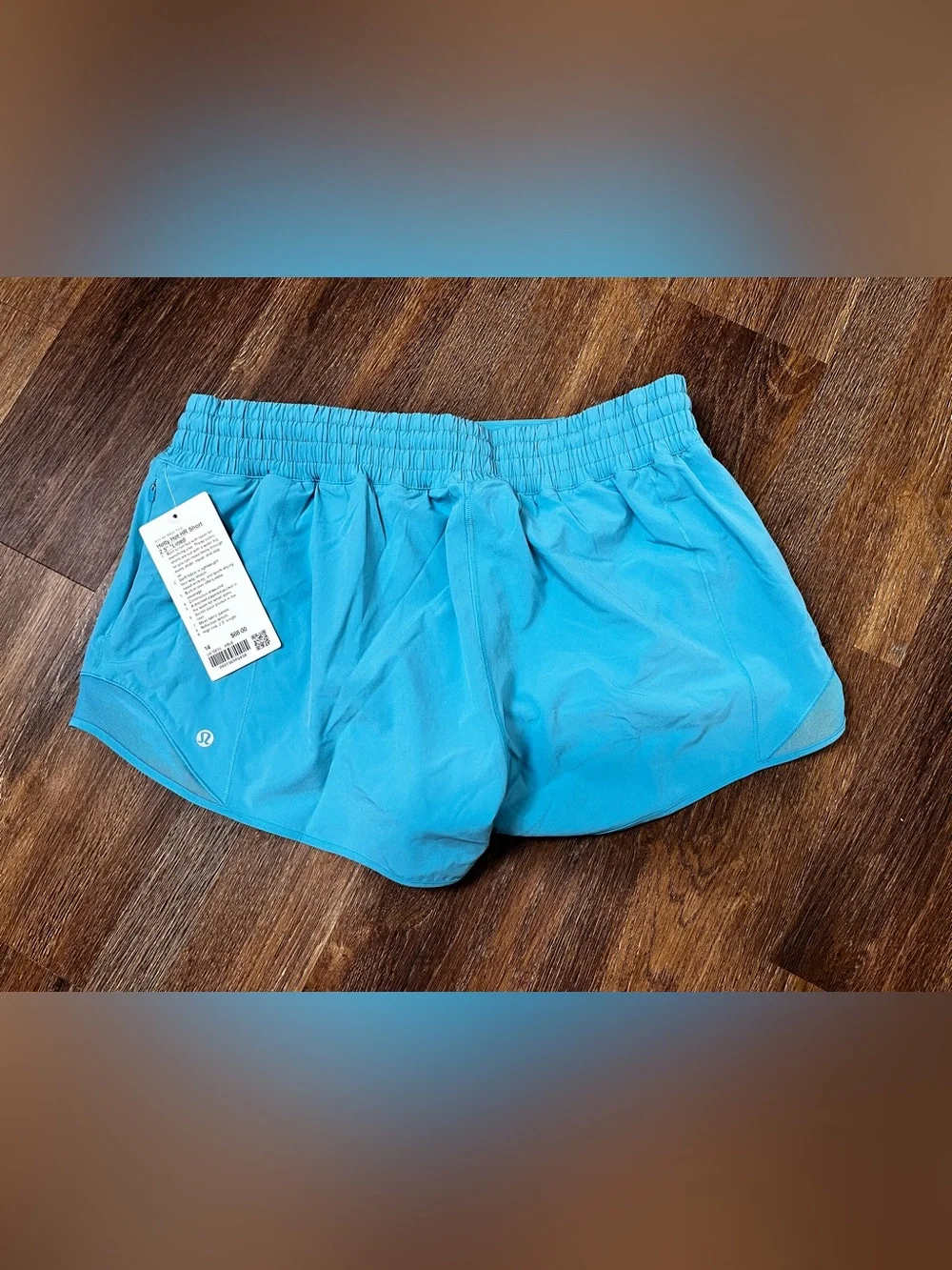 NWT Lululemon Blue Hotty HR Short 2.5” Lined Shorts Size 14
